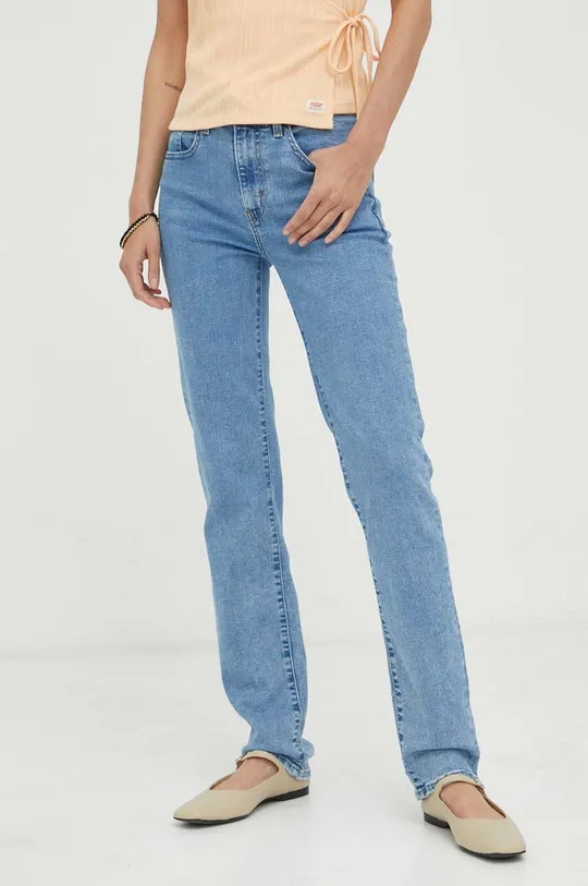 niebieski Levi's jeansy 724 Damski