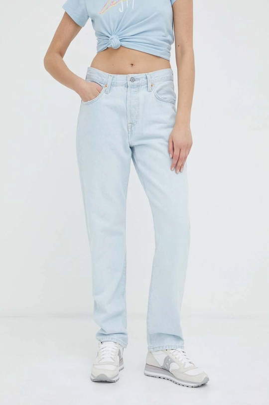 niebieski Levi's jeansy 501 Damski