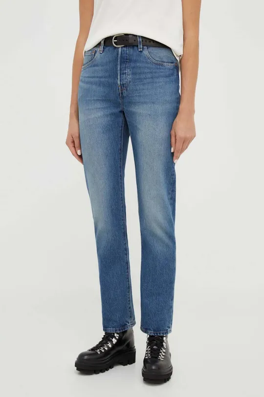 niebieski Levi's jeansy 501 Damski