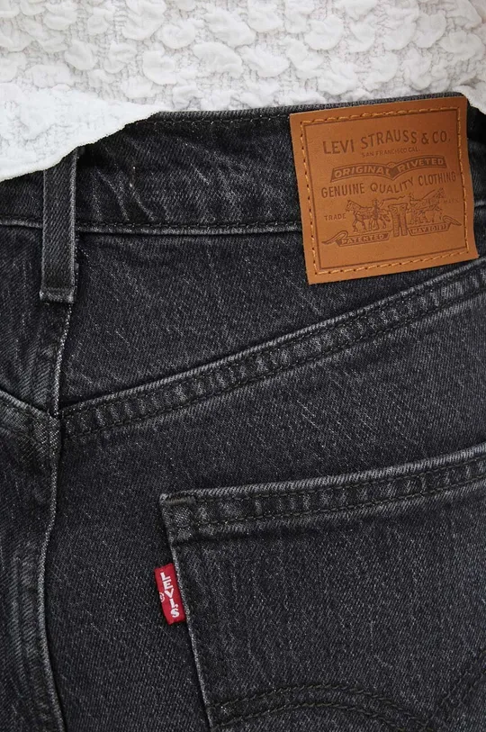 czarny Levi's jeansy 70S HIGH FLARE