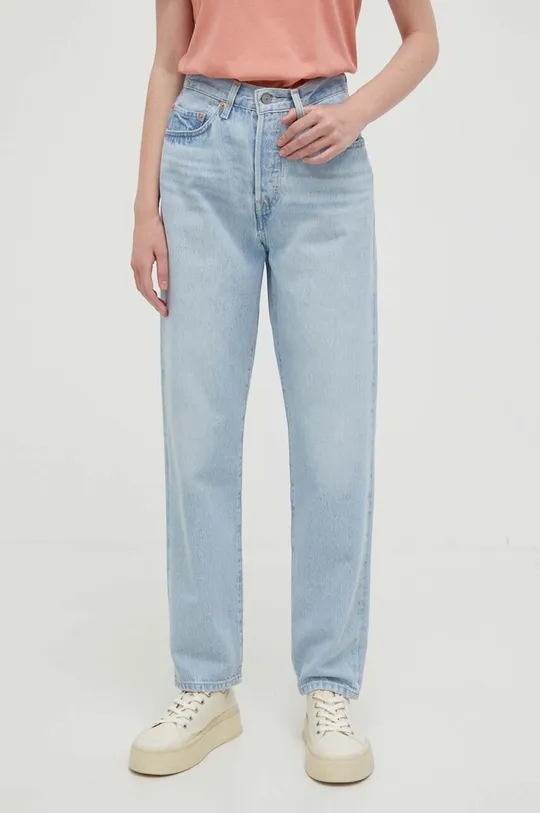 niebieski Levi's jeansy 501 81 Damski