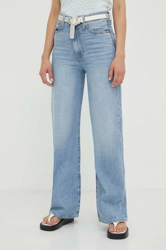 μπλε Τζιν παντελόνι Levi's RIBCAGE WIDE LEG H223 Γυναικεία