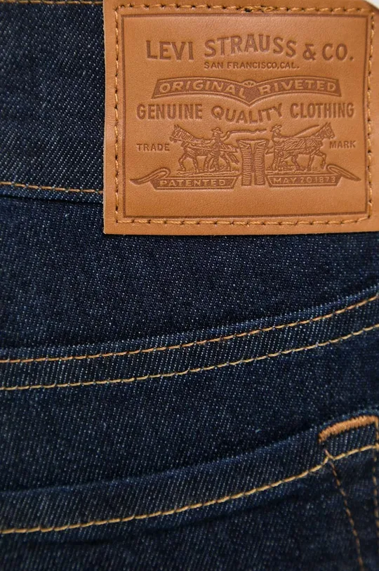 granatowy Levi's jeansy 711 DOUBLE BUTTON