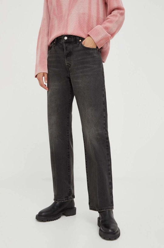 szary Levi's jeansy 501 90S Damski