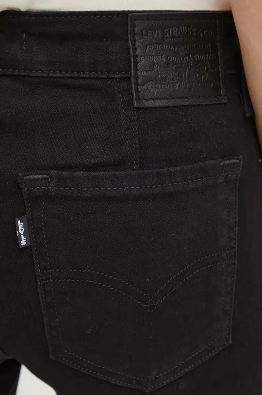 μαύρο Τζιν παντελόνι Levi's 712 SLIM WELT POCKET
