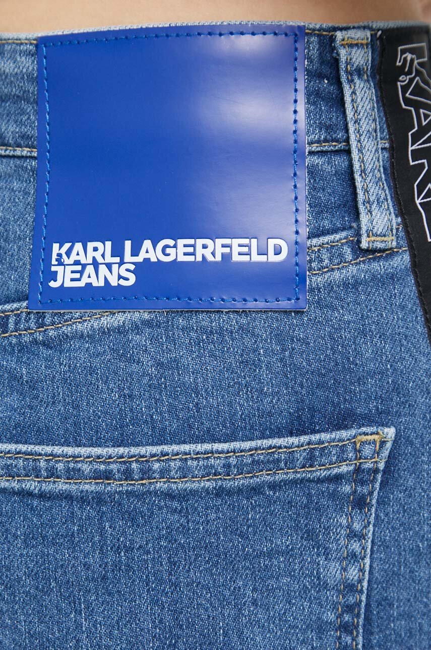 Gants Femme Karl Lagerfeld Jeans Avec Logo Fourrure - Noir, Polyamide, Style Streetwear