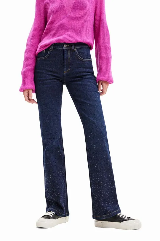 σκούρο μπλε Τζιν παντελόνι Desigual x Disney Γυναικεία