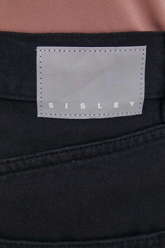 czarny Sisley jeansy