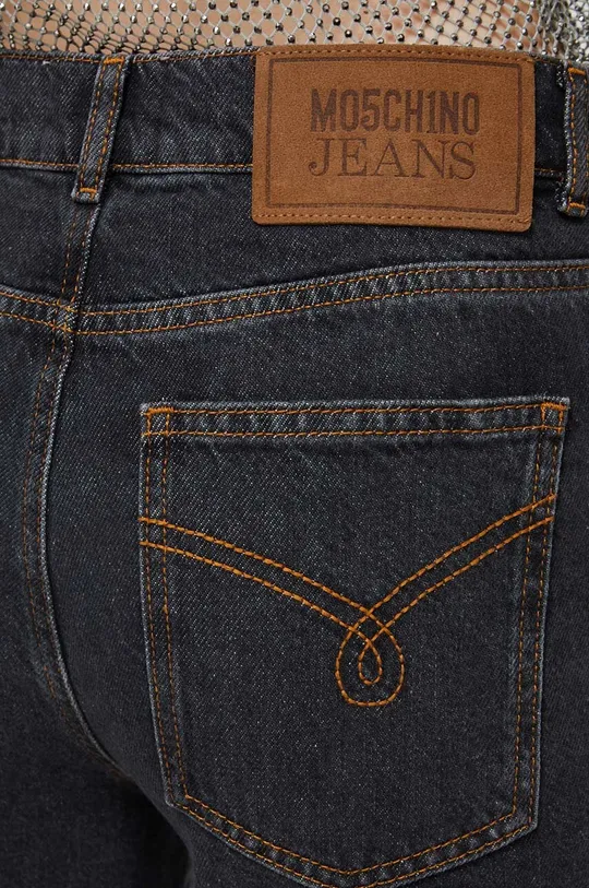 fekete Moschino Jeans farmer
