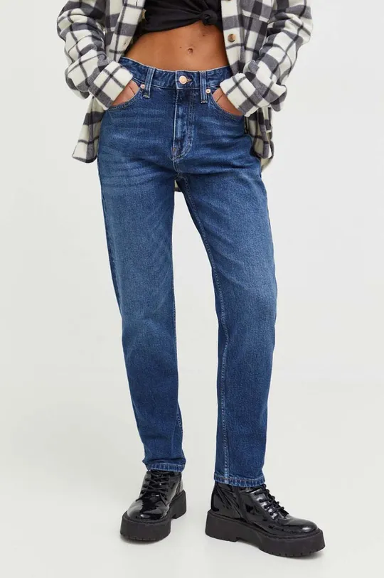 Τζιν παντελόνι Tommy Jeans Izzie σκούρο μπλε