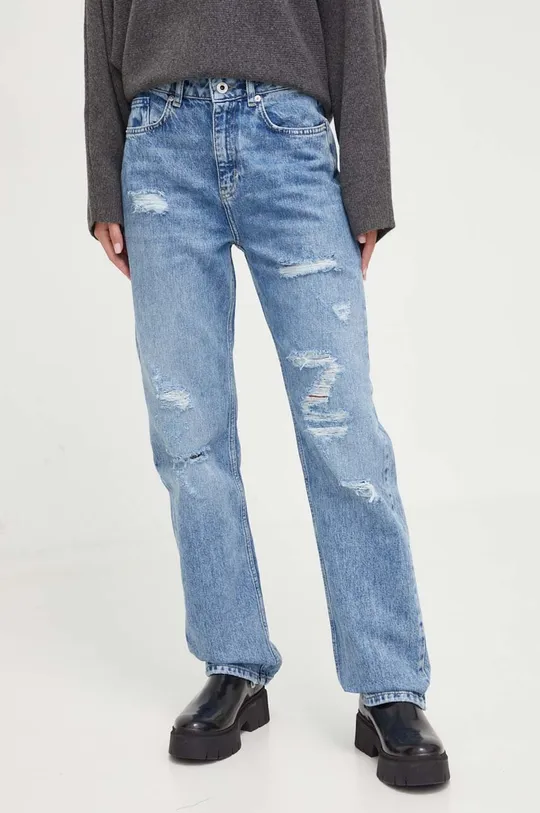 μπλε Τζιν παντελόνι Karl Lagerfeld Jeans Γυναικεία