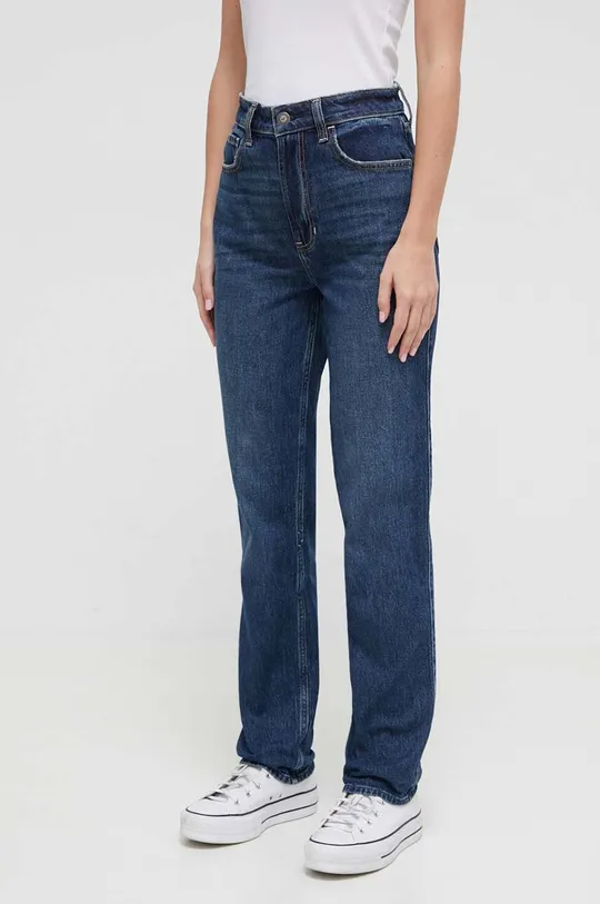 Hollister Co. jeansy 90s granatowy