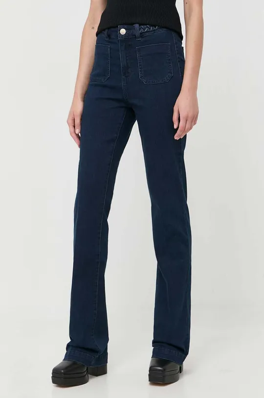 granatowy Morgan jeansy