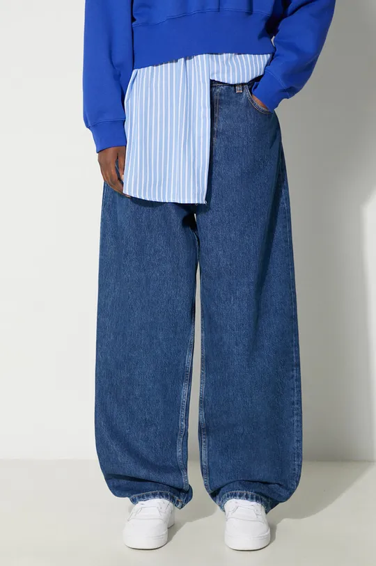 bleumarin Carhartt WIP jeans Brandon De femei