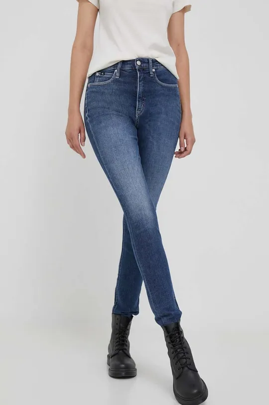 μπλε Τζιν παντελονι Calvin Klein Jeans Γυναικεία