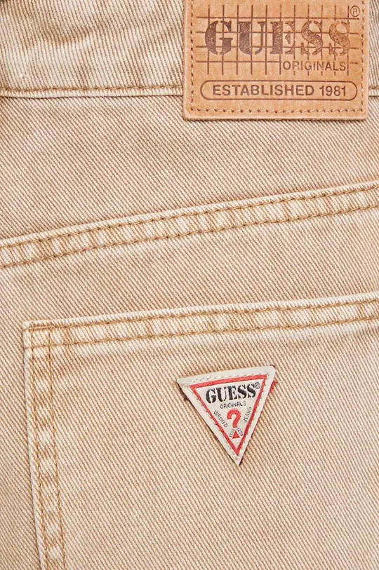 brązowy Guess Originals jeansy