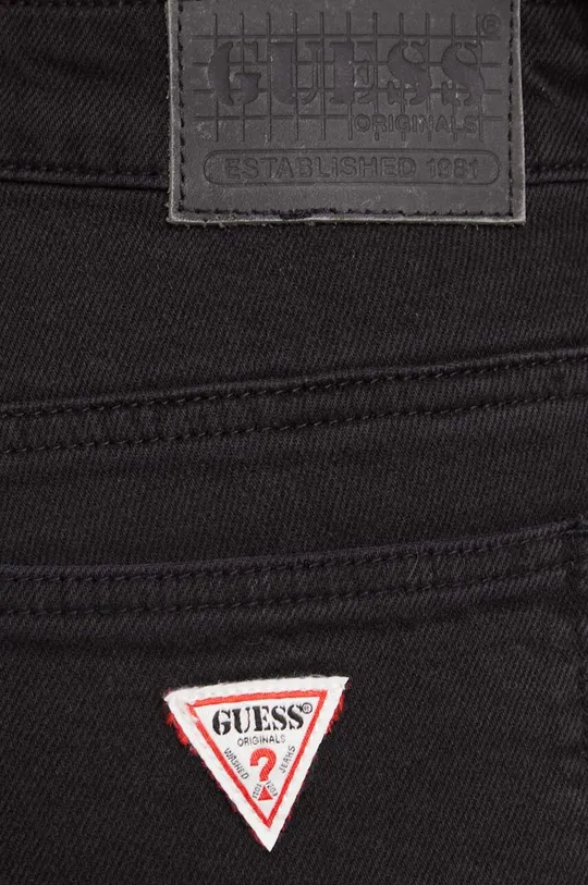 czarny Guess Originals jeansy