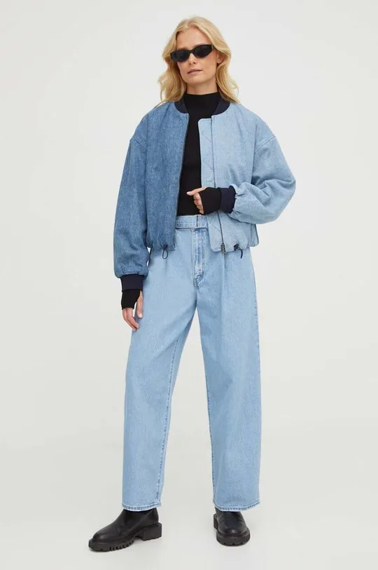 Traperice Levi's BELTED BAGGY plava