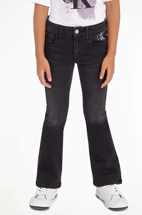 črna Kavbojke Calvin Klein Jeans Dekliški