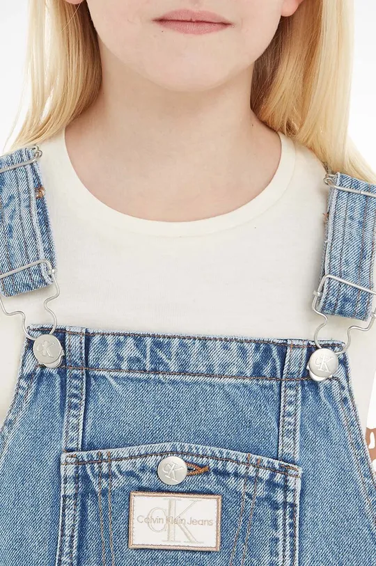 Otroška jeans obleka Calvin Klein Jeans Dekliški
