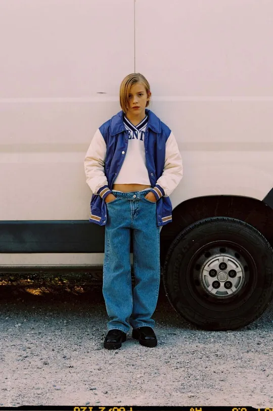 блакитний Дитячі джинси Sisley Для дівчаток