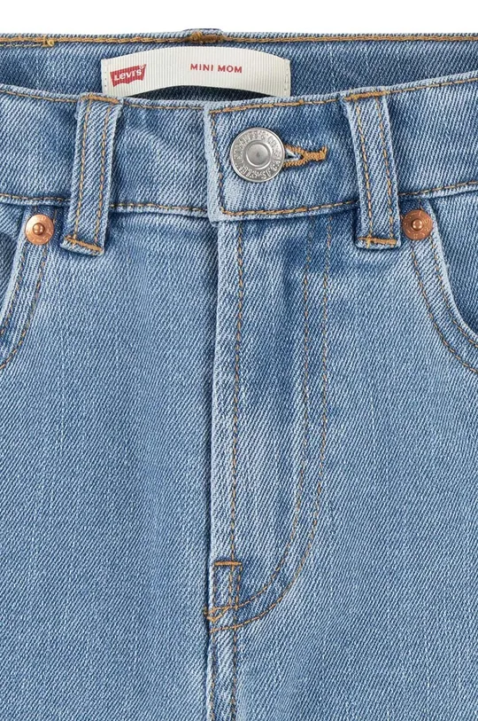 Дитячі джинси Levi's Mini Mom Jeans 68% Бавовна, 27% Поліестер, 4% Віскоза, 1% Еластан