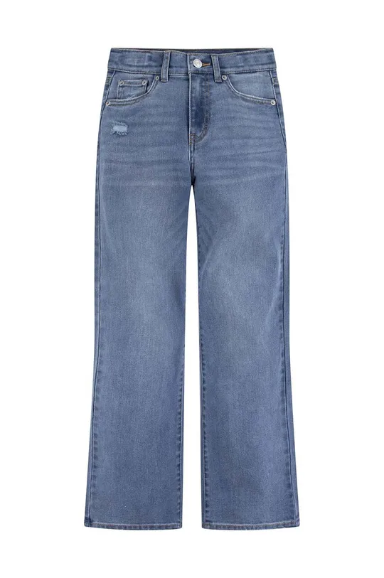 niebieski Levi's jeansy dziecięce Wide Leg Dziewczęcy