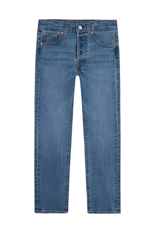niebieski Levi's jeansy dziecięce 501 Dziewczęcy