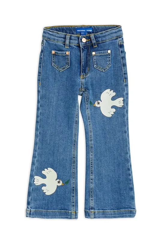 Mini Rodini jeans per bambini Mini Rodini x Wrangler blu