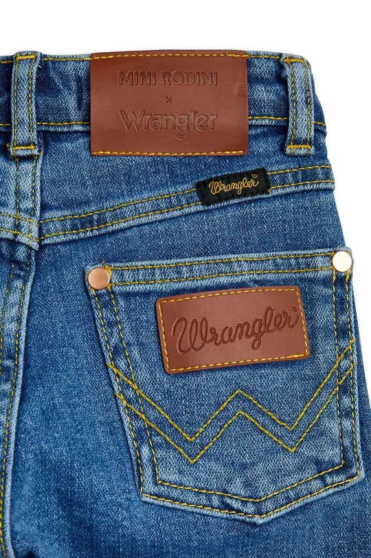 niebieski Mini Rodini jeansy dziecięce Mini Rodini x Wrangler