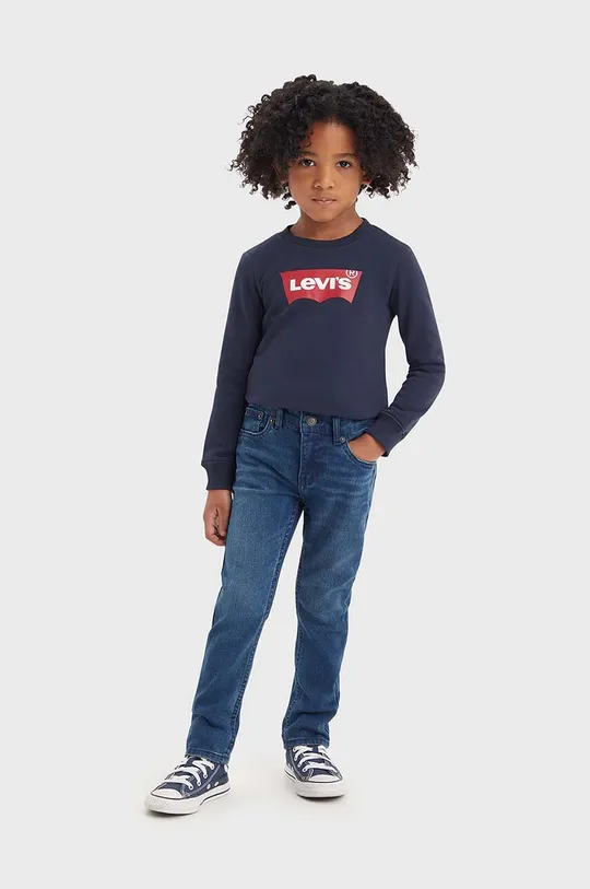 granatowy Levi's jeansy dziecięce 510 Dziecięcy