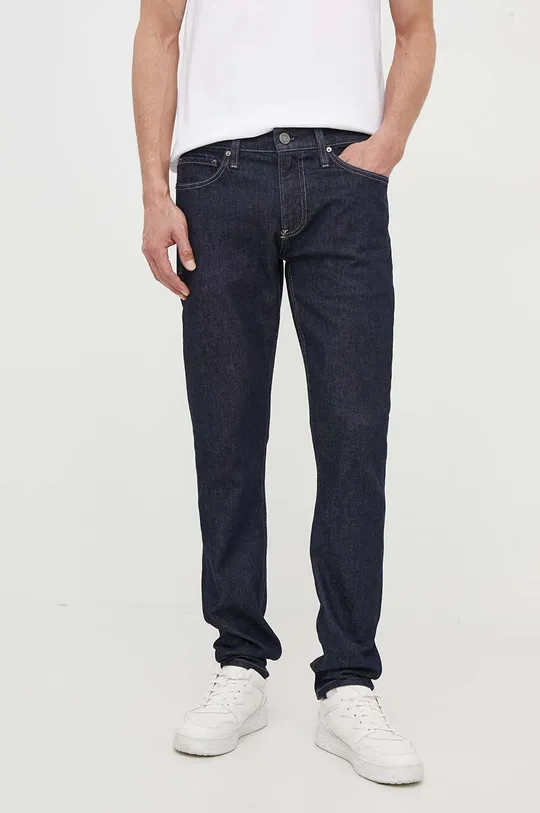 granatowy Calvin Klein jeansy Męski