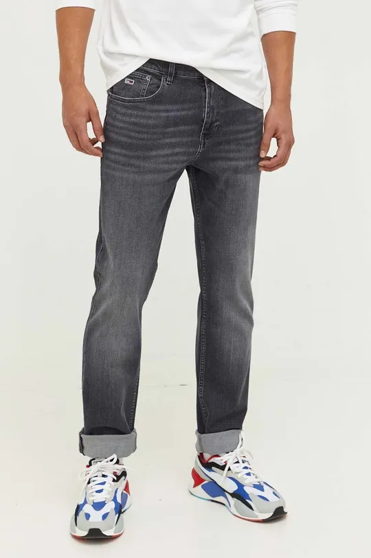 szary Tommy Jeans jeansy Męski
