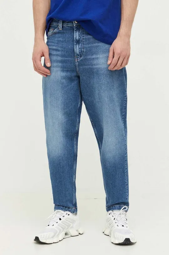 niebieski Tommy Jeans jeansy Bax Męski
