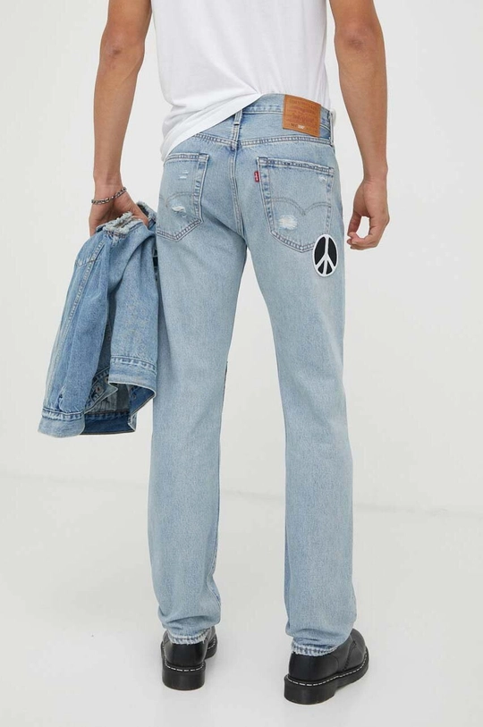 Levi's jeansy 501 Materiał zasadniczy: 100 % Bawełna, Wstawki: 83 % Bawełna, 17 % Poliester