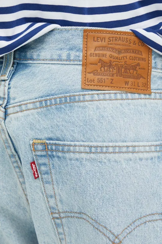 niebieski Levi's jeansy 551 Z
