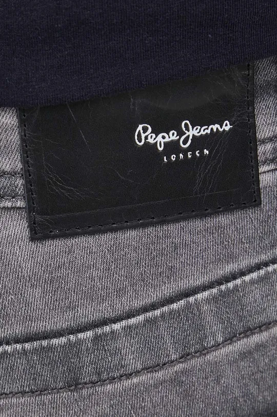 szary Pepe Jeans jeansy Cash
