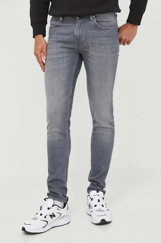 szary Pepe Jeans jeansy Finsbury Męski