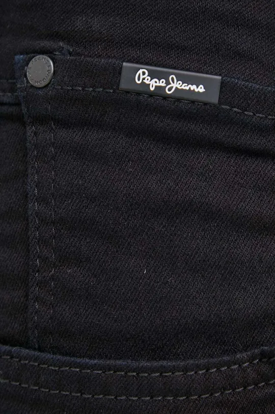 czarny Pepe Jeans jeansy Mason