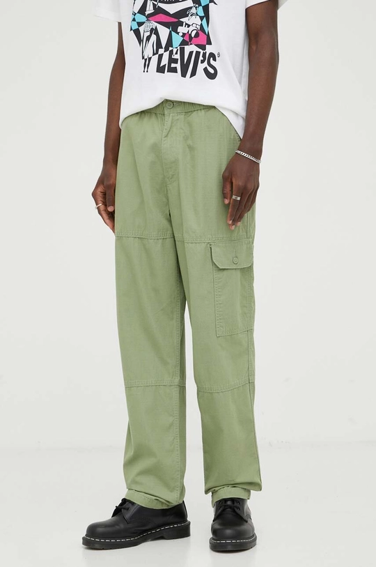 zielony Levi's spodnie PATCH POCKET CARGO