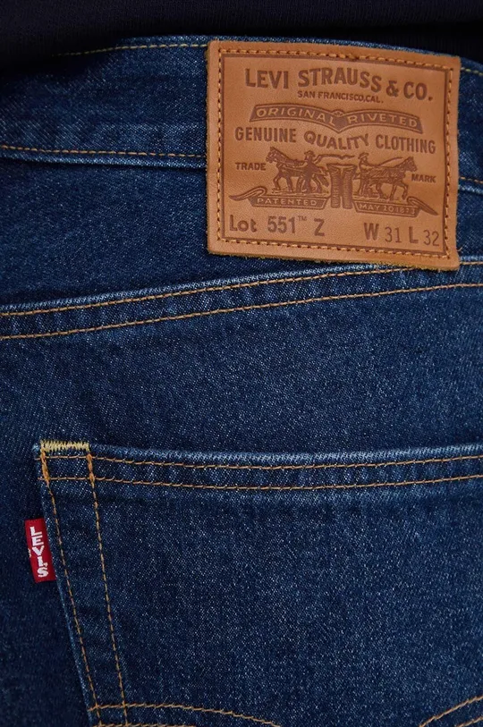 granatowy Levi's jeansy 551Z AUTHENTIC STRAIGHT