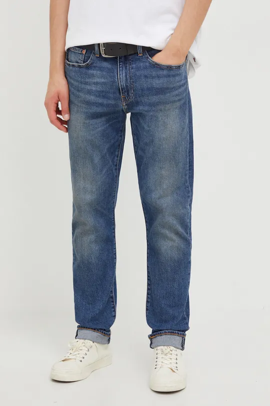 niebieski Levi's jeansy 502 TAPER Męski