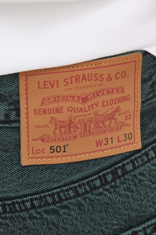 zielony Levi's jeansy 501