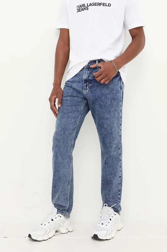 μπλε Τζιν παντελόνι Karl Lagerfeld Jeans Ανδρικά