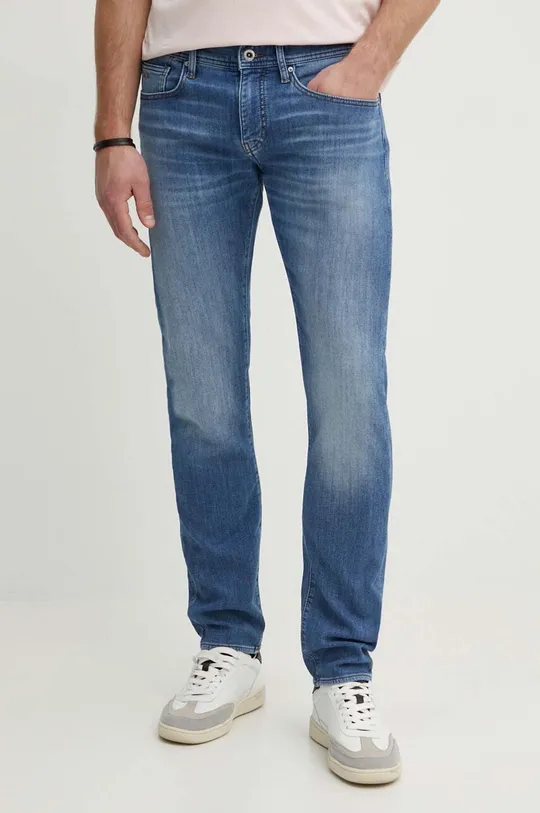 niebieski Armani Exchange jeansy Męski