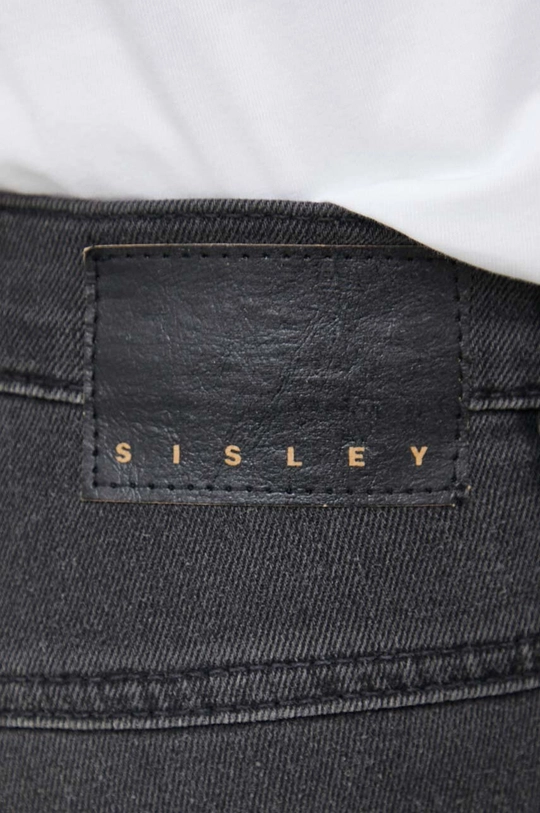 czarny Sisley jeansy Helsinki