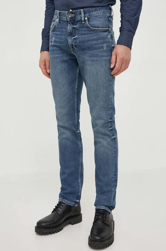 niebieski Tommy Hilfiger jeansy DENTON Męski