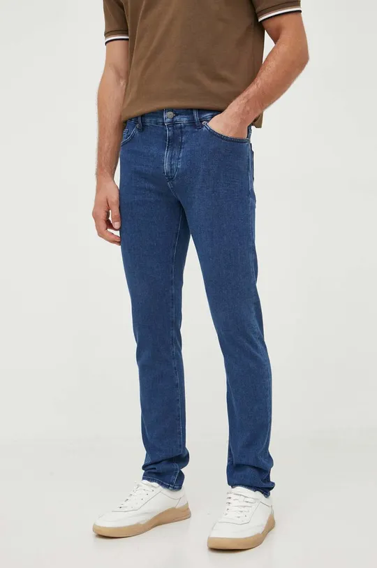 niebieski BOSS jeansy Delaware Męski