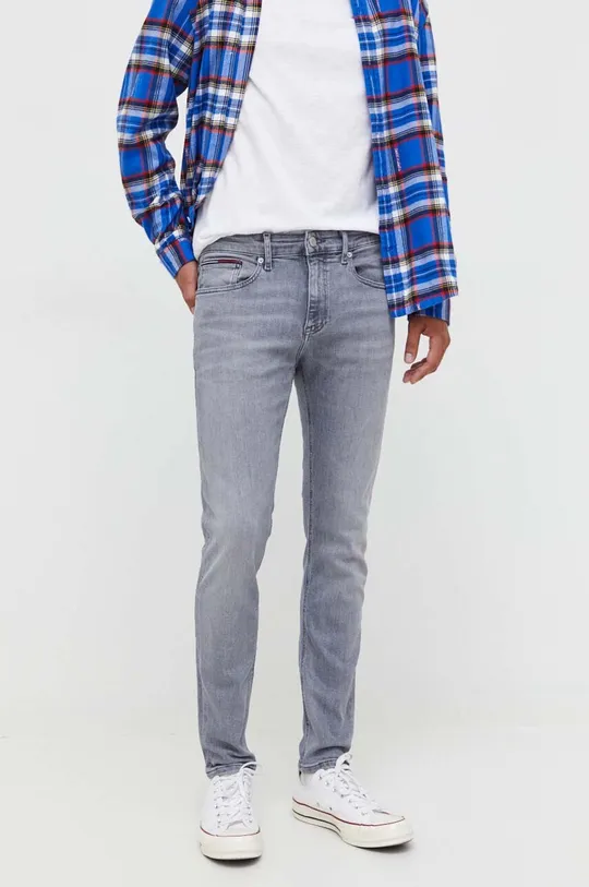 szary Tommy Jeans jeansy Austin Męski