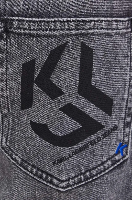 szürke Karl Lagerfeld Jeans farmer Monogram